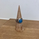 Bague Touareg Argent 925 & Agate Céleste [2824]