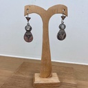 Boucles d'oreilles Touareg Argent 925 & Nacre [1500]