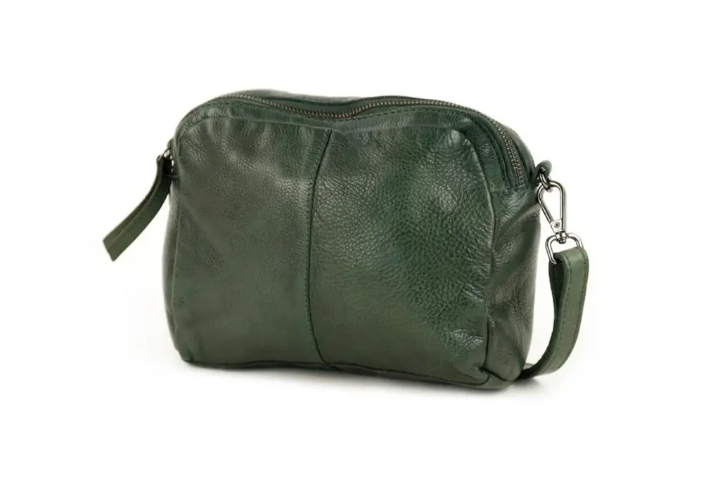 Sac à main 'Brenda' Vert - Cuir - Bear Design
