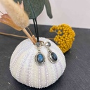 Boucles d'oreilles Argent 925 & Labradorite [1599]