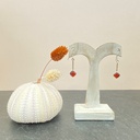 Boucles d'oreilles Argent 925 & Cornaline [1626]