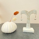 Boucles d'oreilles Argent 925 & Perle [1633]