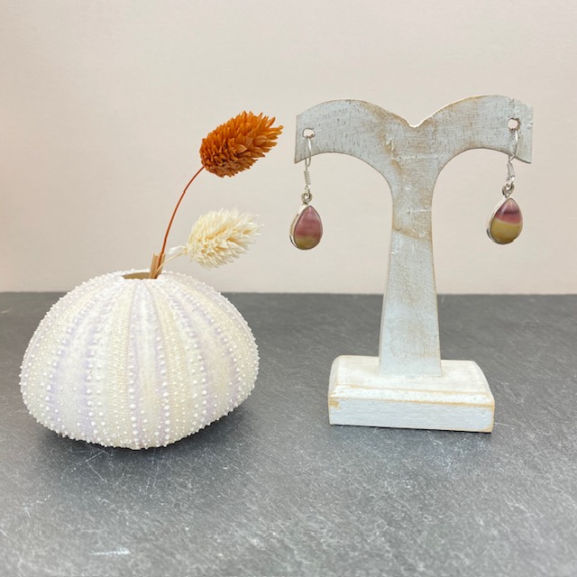 Boucles d'oreilles Argent 925 & Mokaïte [1642]