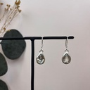 Boucles d'oreilles Argent 925 & Améthyste Verte [1663]