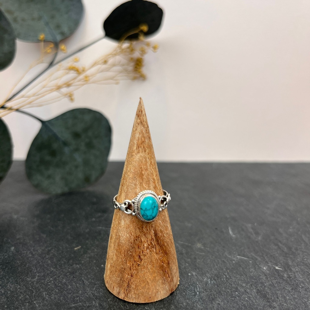 Bague Argent 925 & Turquoise [2998]