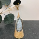 Bague Argent 925 & Pierre de Lune [3014]