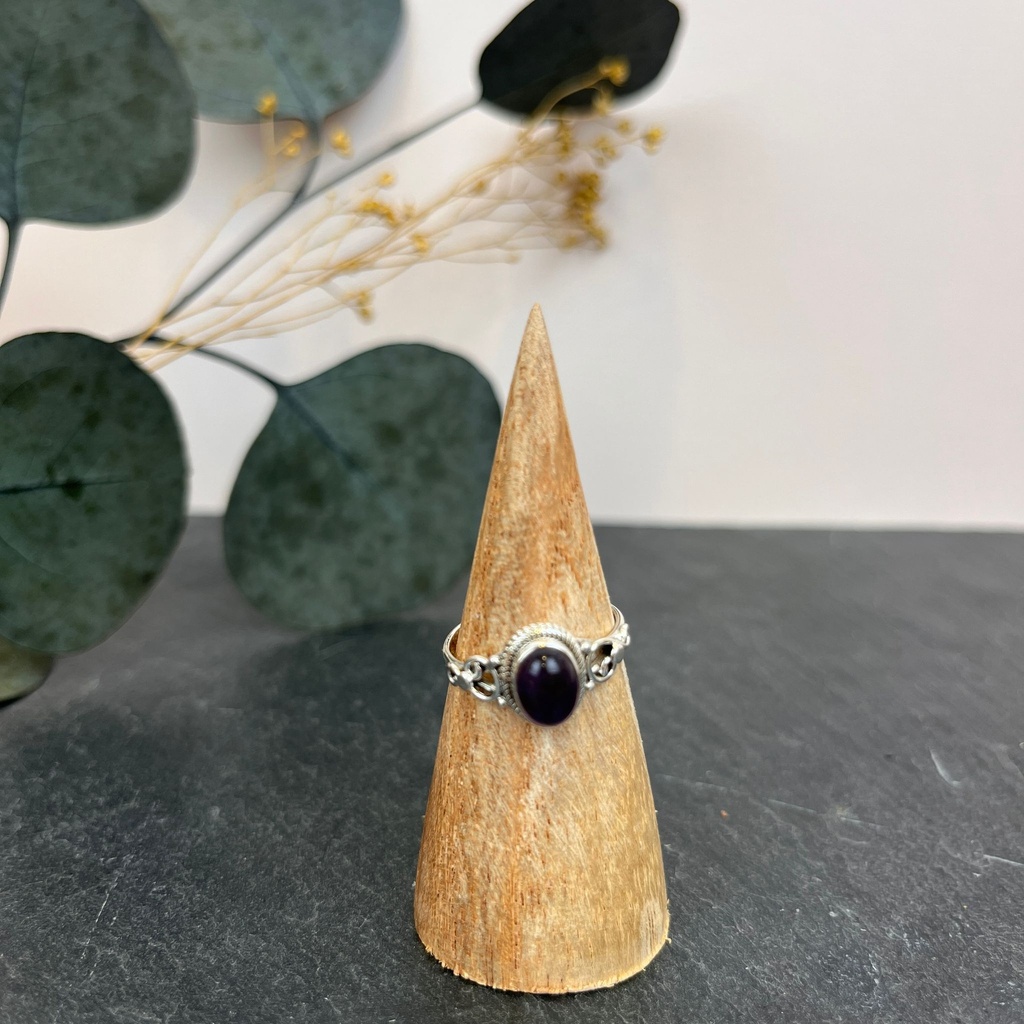 Bague Argent 925 & Améthyste [3024]