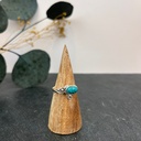 Bague Argent 925 & Turquoise [3033]