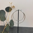 Boucles d'oreilles créoles Argent 925 [1677]