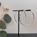 Boucles d'oreilles créoles Argent 925 [1682]