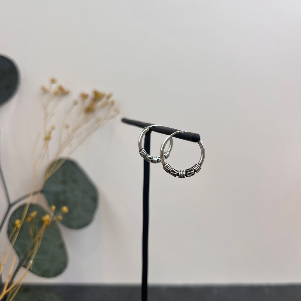 Boucles d'oreilles créoles Argent 925 [1690]