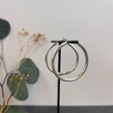 Boucles d'oreilles créoles Argent 925 [1692]