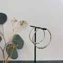 Boucles d'oreilles créoles Argent 925 [1693]