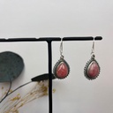 Boucles d'oreilles Argent 925 & Rhodochrosite [1696]