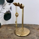 Bracelet 'Adélé' - Plaqué Or - Pierre de Lune Blanche - Muja Juma