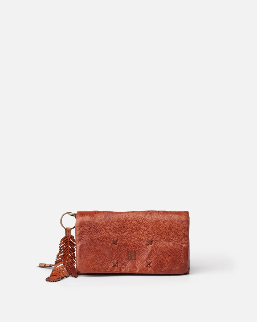 Portefeuille 'Burwood' Camel - Biba