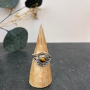 Bague Argent 925 & Œil de Tigre [3004]
