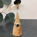Bague Argent 925 & Œil de Tigre [3006]