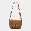 Sac à main 'Margault' – Cannelle matelassé – Hindbag