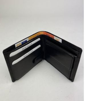 Portefeuille Noir - Cuir - Bear Design