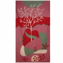 Foulard 'Luna' Rose - Coton Bio - Les Belles Vagabondes