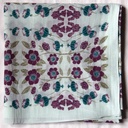Foulard 'So British' Prune - Coton - Les Belles Vagabondes