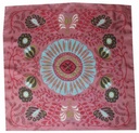 Foulard 'Marushka' Rose - Soie - Les Belles Vagabondes