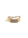 Bracelet Manchette Tweed 11 rangs - Alpaga Olive 