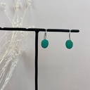 Boucles d'oreilles Argent 925 - Turquoise [1720]