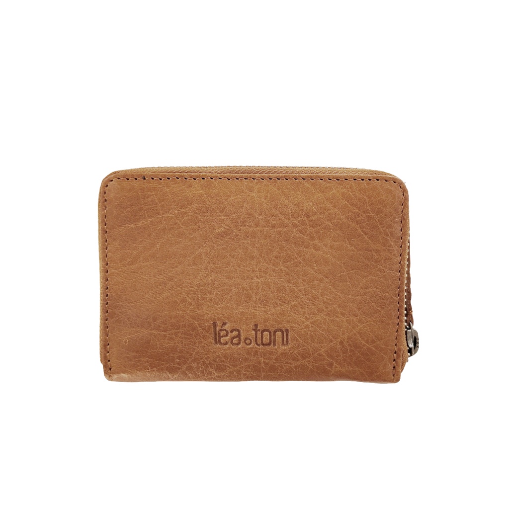 [LEA-ALYA-B-VPF-COGNA] Portefeuille 'Alya B' Cognac - Léa Toni