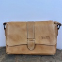 Sac à main 'Angèle' Sable - Léa Toni