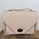 Sac en bandoulière 'Hélène' Rose poudré - Léa Toni