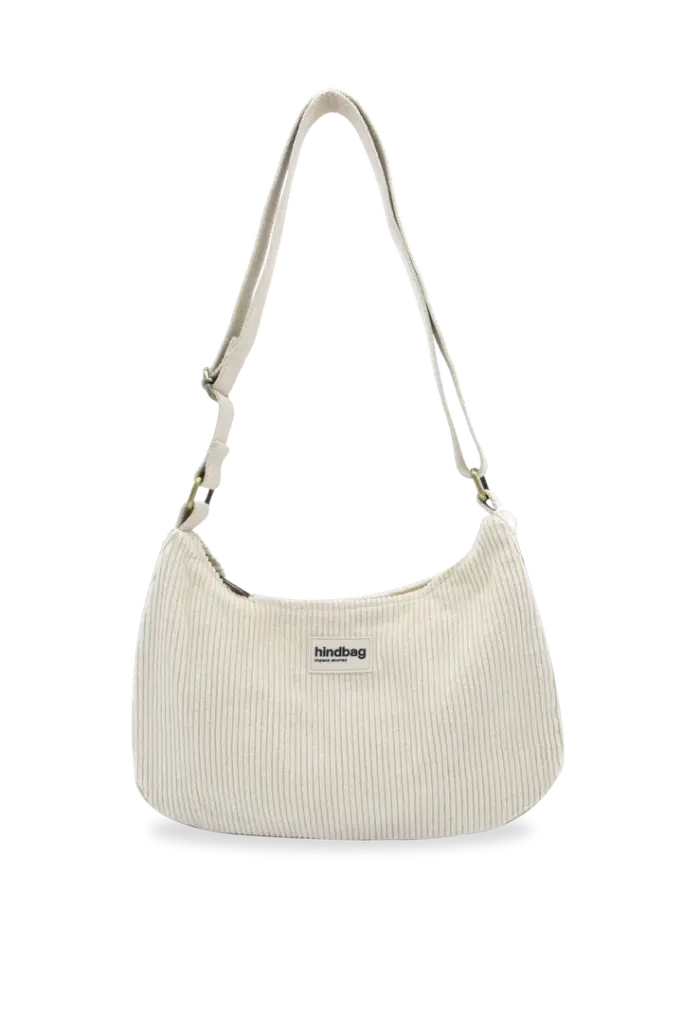 Sac à main 'Rosa' Velours Blanc - Hindbag