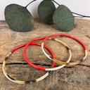 Jonc - Rouge - Small - Corne de buffle & laque - Soyang