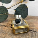 Bague Argent 925 - Coquillage Noir [3110]