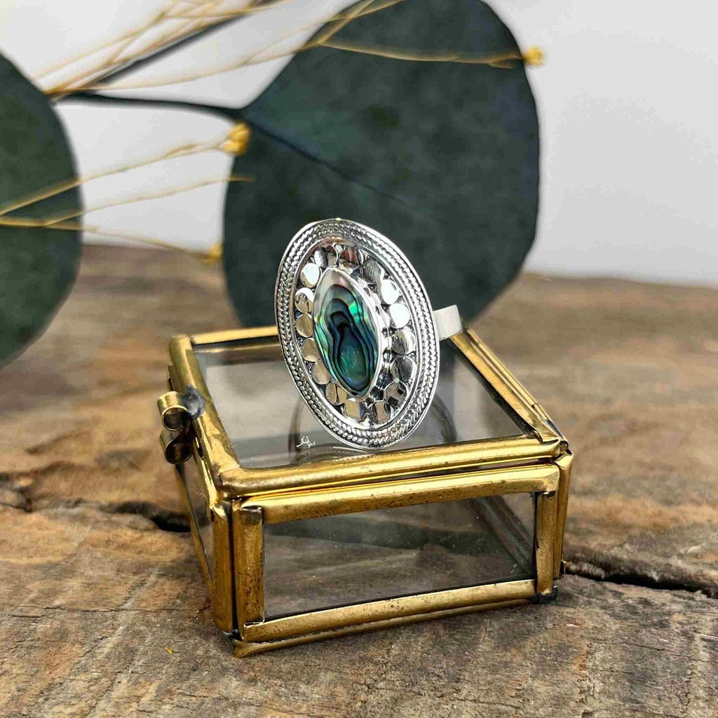 Bague Argent 925 - Abalone [3115]