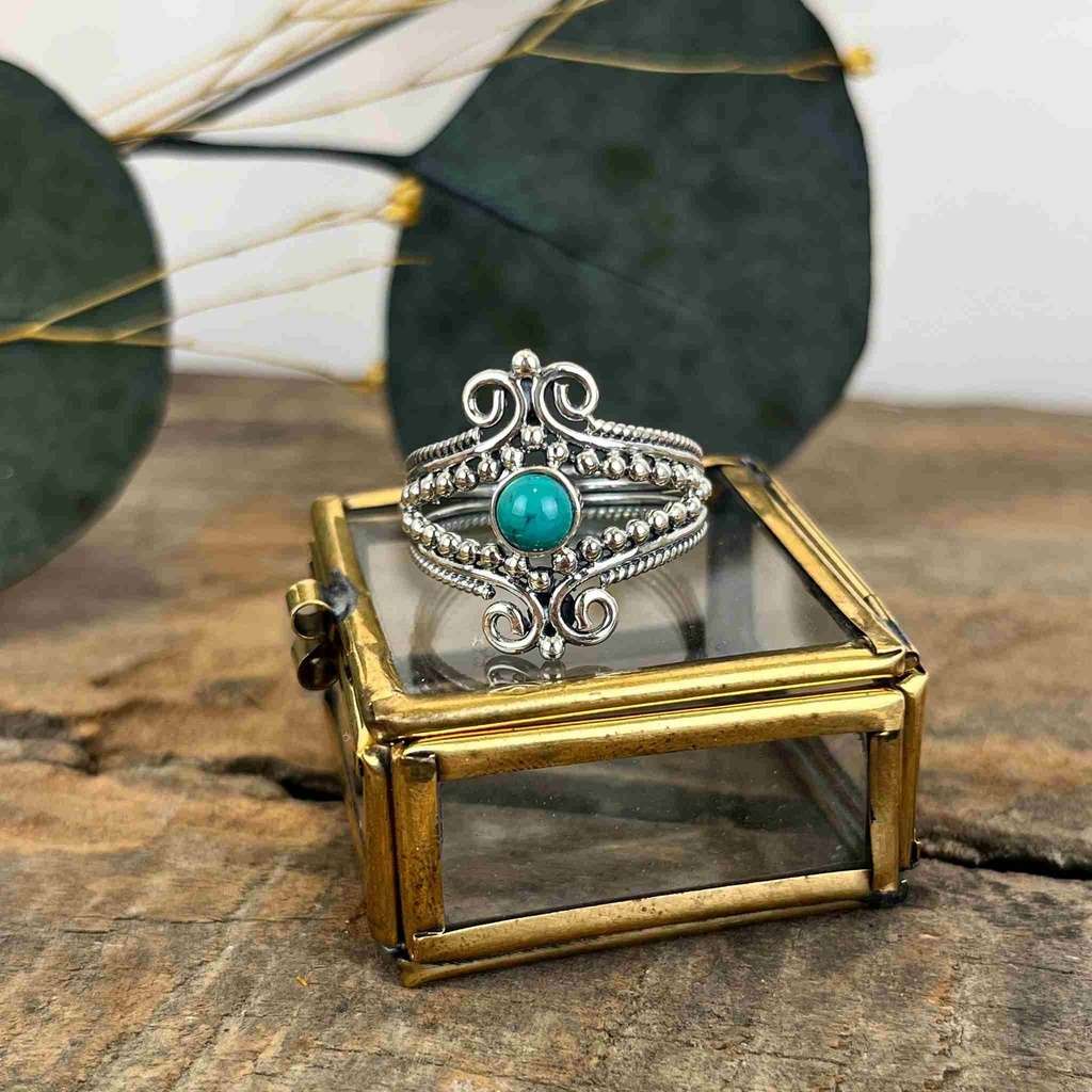 Bague Argent 925 - Turquoise [3117]