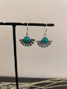 Boucles d'oreilles Argent 925 - Turquoise [1747]