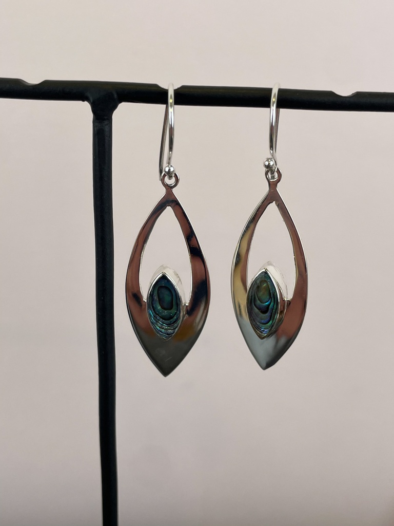 Boucles d'oreilles Argent 925 - Abalone [1795]