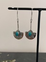Boucles d'oreilles Argent 925 - Turquoise [1797]