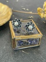 Puces d'Oreilles Argent 925 - Nacre [1818]