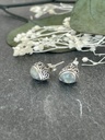 Puces d'Oreilles Argent 925 - Labradorite [1878]