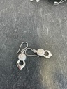 Boucles d'oreilles Argent 925 - Œil de Sainte-Lucie [1885]