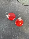 Boucles d'oreilles Argent 925 - Corail [1904]