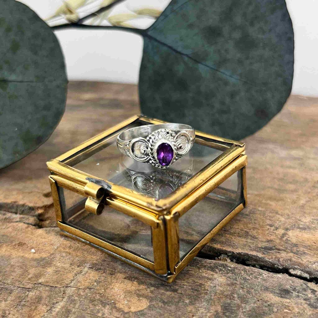 Bague Argent 925 - Améthyste [3158]
