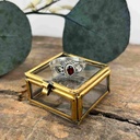 Bague Argent 925 - Grenat [3166]