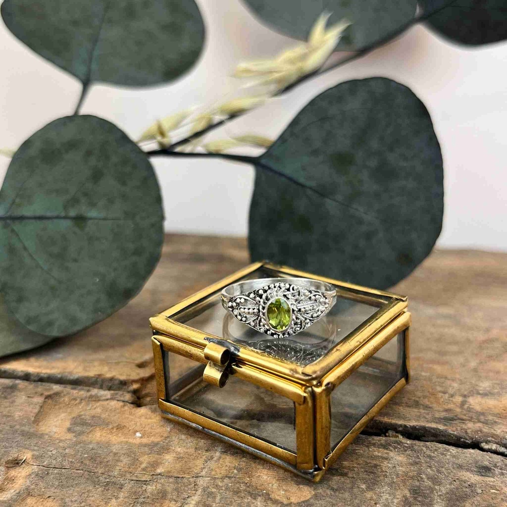 Bague Argent 925 - Péridot [3175]