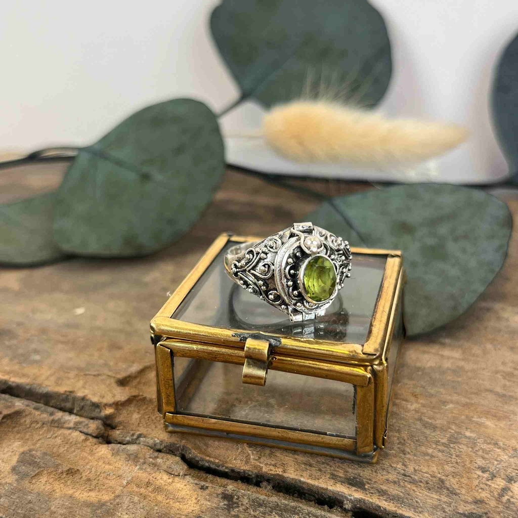 Bague Argent 925 - Péridot [3260]