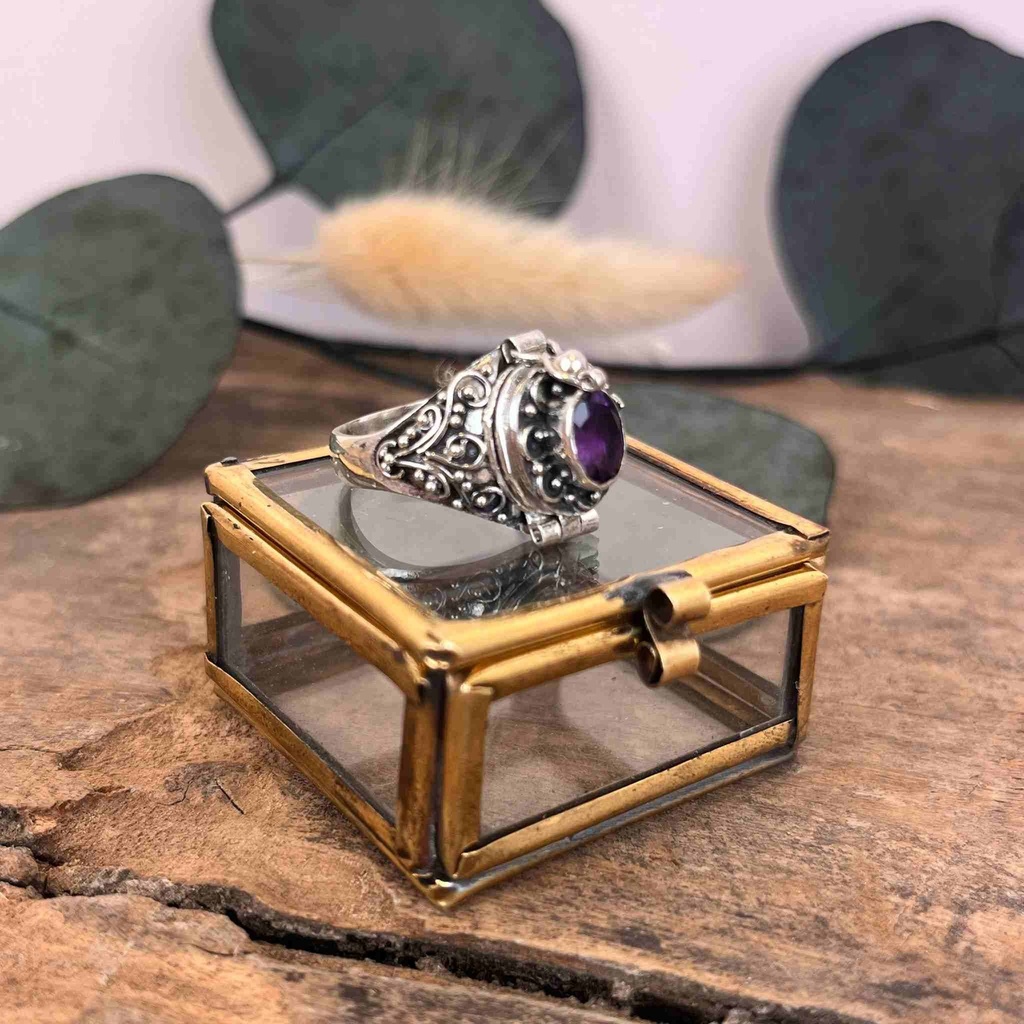 Bague Argent 925 - Améthyste [3262]