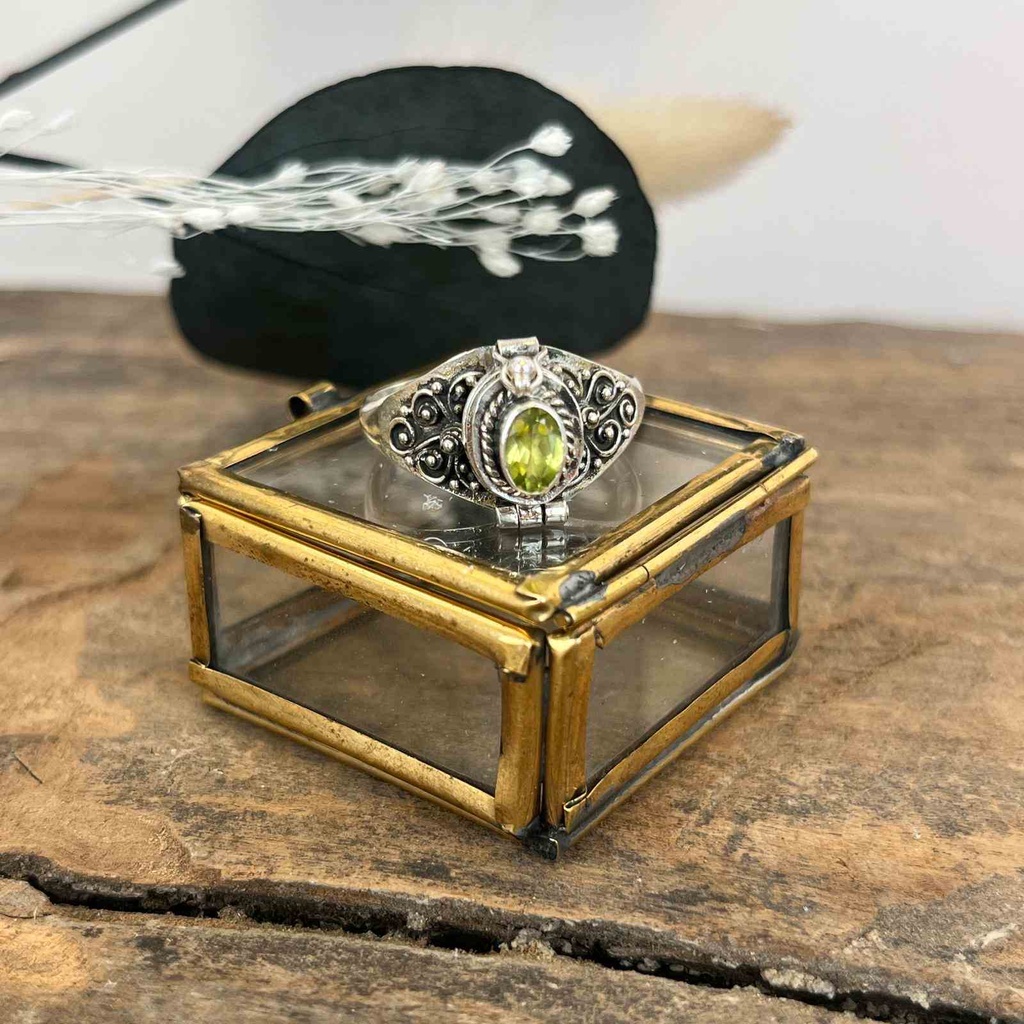 Bague Argent 925 - Péridot [3283]